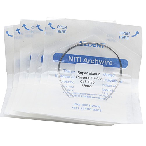 AZDENT Dental Super Elastic Reverse Curve Niti Rectangular Arch Wires 20 Sizes - Picture 6 of 10