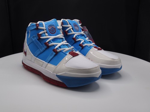 Nike Zoom Lebron III QS "Oilers" AO2434-400 Men's size 9 US - Picture 9 of 9