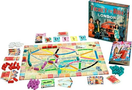 Days Of Wonder ALAN R.MOON TICKET TO RIDE: LONDON Fun Fast-Paced Boardgame Boxed - Imagen 3 de 13