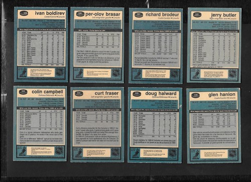 1981-82 OPC 81-82 O PEE CHEE NHL HOCKEY CARD & INSERT 265-396 & WRAPPER SEE LIST - Picture 133 of 275