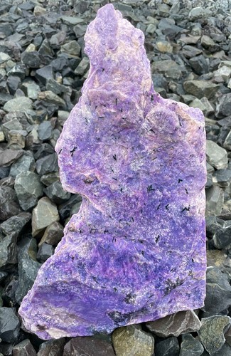 XXL Charoit Montaña 40cm Mejor Calidad, Crudo Pulido Charoite Minerales Raros - Imagen 3 de 3