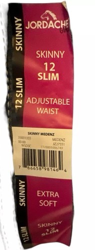 Jordache Girls Skinny Jeans Slim Size 12 Slim New - Picture 5 of 6