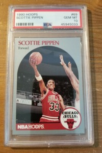 1990 Hoops - Scottie Pippen #69 - PSA 10 - Chicago Bulls Low POP