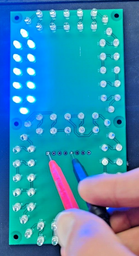 Large 7 Segment Blue LED Number Display, 12 Volt, visible from long distance. - Picture 7 of 14