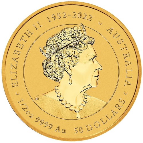 Moneda de Oro Año del Dragón (5.) Lunar III. 2024 - Australia - 1/2 OZ ST - Imagen 3 de 3