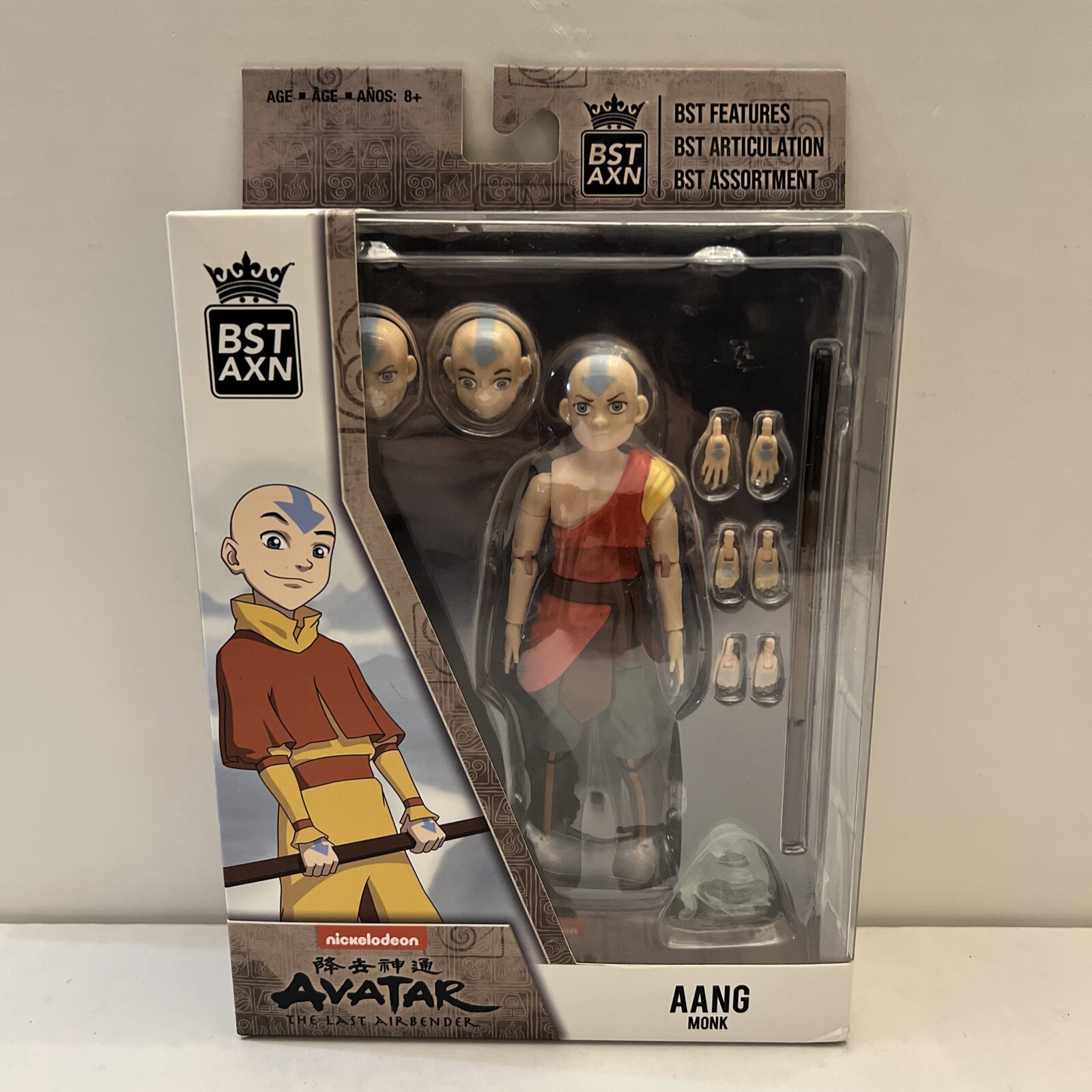 Avatar The Last AirBender Aang Monk BST AXN 5" Action Figure The Loyal Subjects