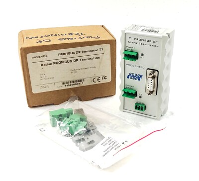 PROCENTEC TERMINATOR T1 PROFIBUS DP ACTIVE TERMINATION 101-00211A