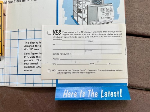 Vintage 1969 Sears Shelving and Storage Catalog with Pop-Up Design! - Picture 8 of 10