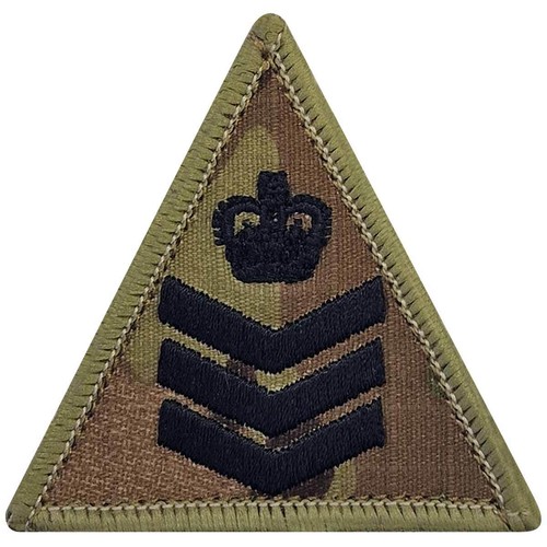 Parche en blanco de rango militar cadete del ejército MTP gancho camuflaje y bucle uniforme de algodón - Imagen 38 de 41