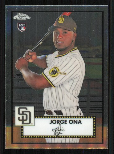 2021 Topps Chrome Platinum Anniversary #113 Jorge Ona RC - Picture 1 of 2