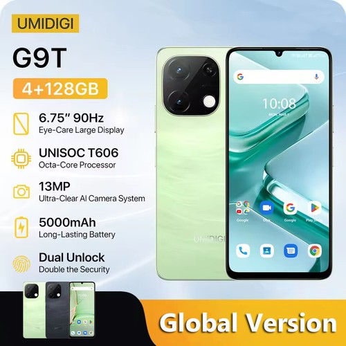 UMIDIGI G9T Android 14 Smartphone Octa Core 13MP Main Camera 5000mAh 128GB NFC
