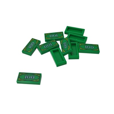 Details about Lego City Minifig Money $100 DOLLAR BILL 1x2 Green Printed Tile Euro Cash Neww Details about Lego City Minifig Money $100 DOLLAR BILL 1x2 Green Printed Tile Euro Cash Neww