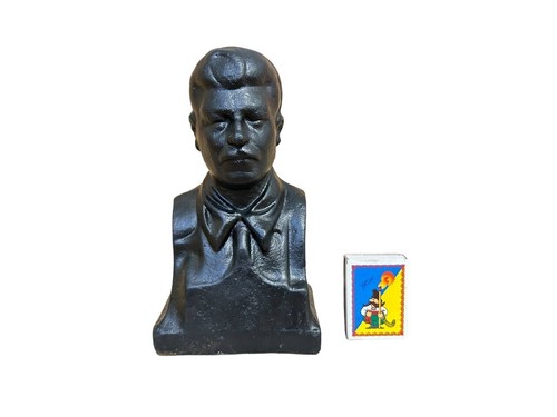 Busto de Iván Franko. Estatua de escritor. Antigüedades. Decoración del hogar. Artefacto histórico. - Imagen 8 de 11