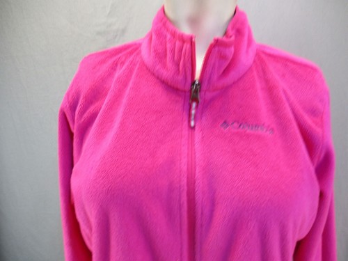 Columbia Size XL (18-20) Girls Full Zip Stand Collar Hi-Pile Athletic Jacket 702 - Picture 2 of 9