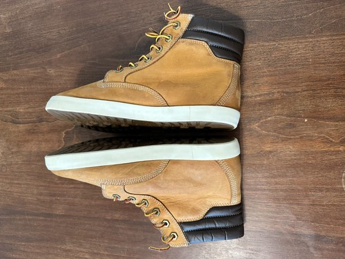 Timberland Womens Wheat/Brown/White Lace-Up Nubuck Dausette Sneaker Boots Sz 10 - Picture 5 of 12