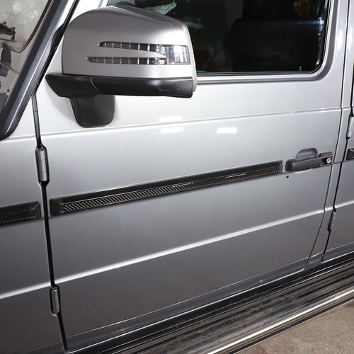 10PCS Carbon Fiber Side Molding Trim Sticker For Mercedes Benz G-Class 2007-2018 - Picture 7 of 14