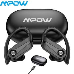 Mpow Ear-hook Bluetooth 5.3 Earbuds TWS Wireless Headset Sports Bass Headphones