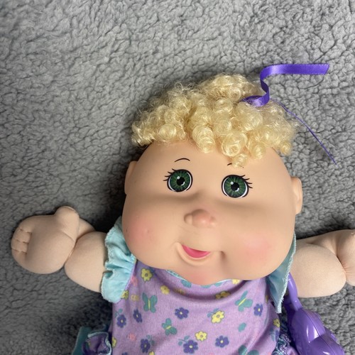 Cabbage Patch Kids Doll Girl 2015 Liliana Melanie Blonde Curly Hair Green Eyes - Picture 5 of 13