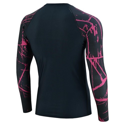 Kompression Langarmshirts Rash Guard Sport T-Shirt für Sport - Bild 9 von 38