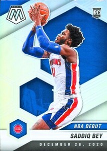 2020-21 Panini Mosaic Saddiq Bey NBA Debut Silver RC #276