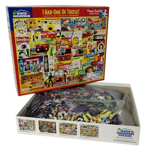 White Mountain I Had One of Those Vintage Toys 1000 Piece Jigsaw Puzzle Complete - Picture 2 of 10