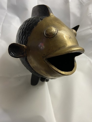 vintage brass koi fish - Picture 4 of 4