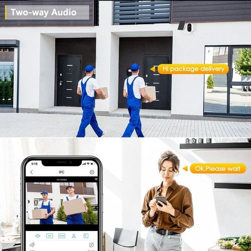 WiFi Solar Camera Outdoor Wireless IP Security CCTV Video Surveillance Camera - Picture 5 of 12