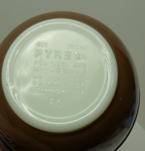 Surtido Pyrex 401 1/2 pt copo de nieve azul guirnalda naranja bosque marrón otoño - Imagen 11 de 12
