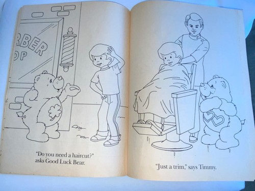Libro para colorear Care Bears vintage 1984 All Around The Neighborhood - Imagen 3 de 4