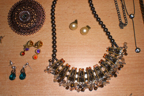 2.Schmuck Konvolut Nachlass Silberringe +Silberketten,Gold?,Modeschmuck + mehr - Bild 13 von 15