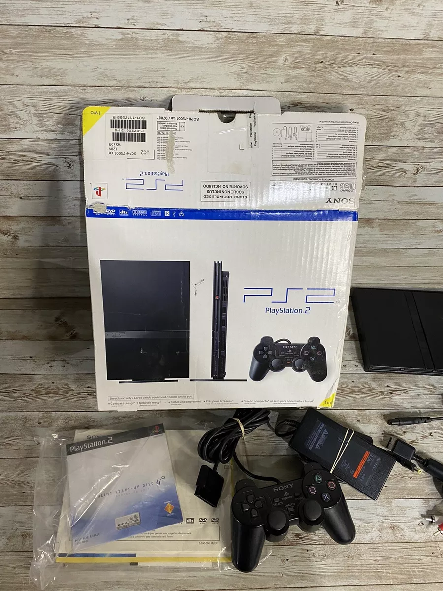 Sony PlayStation 2 PS2 SLIM Game System Gaming Console Bundle, Ships Fast!  711719703709