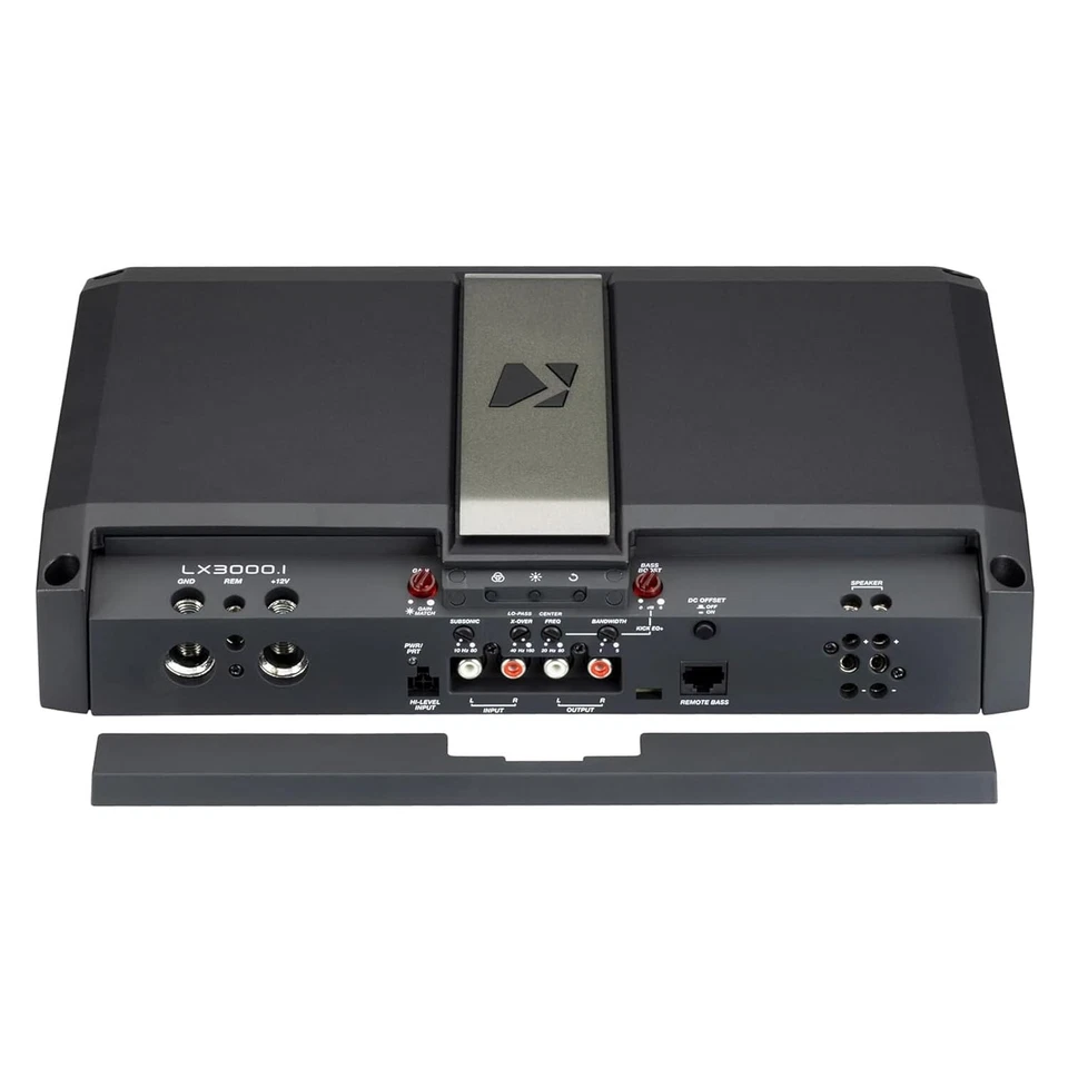 Amplificador de subwoofer Kicker 51LX3000.1 3000 vatios mono clase D con graves inteligentes Foto 2 de 4