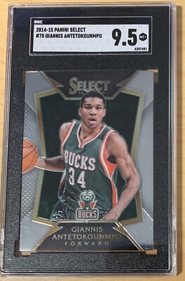2014-15 Giannis Antetokounmpo Panini Select #75 2ND YEAR Bucks SGC 9.5 MT+ | eBay 2014-15 Giannis Antetokounmpo Panini Select #75 2ND YEAR Bucks SGC 9.5 MT+ | eBay