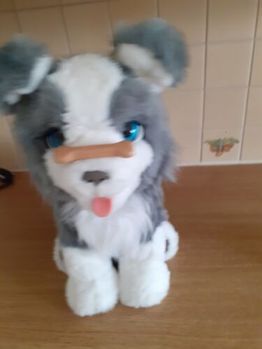 FURREAL FRIENDS RICKY THE TRICK-LOVIN INTERACTIVE PUP With BONE, TREATS & HOLDER - Picture 2 of 17