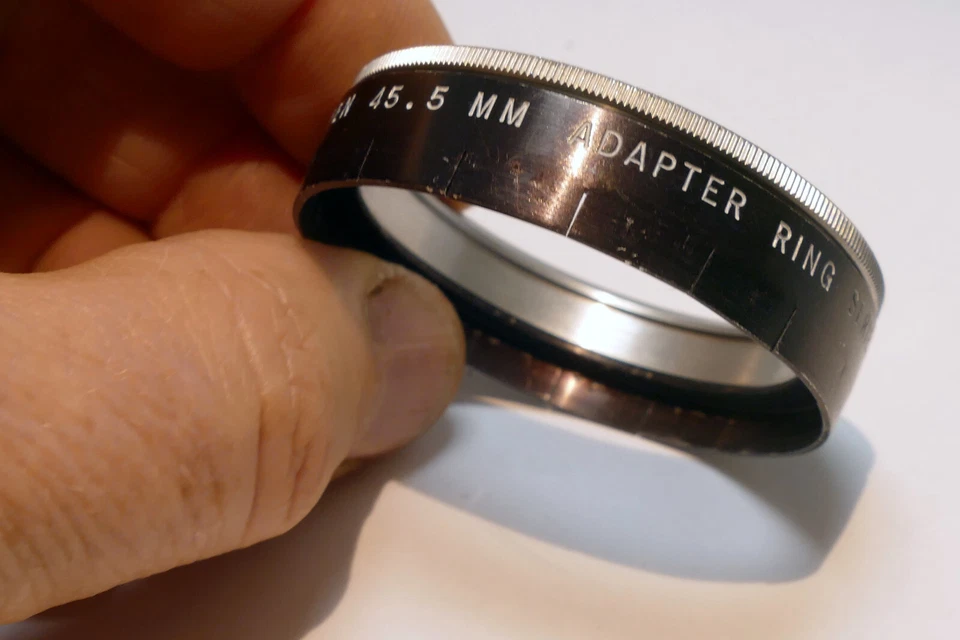 Tiffen 45.5mm to Series 6 VI Filter Holder  Adapter ring Step up to 44.5mm  # 61 - Image 3 of 4