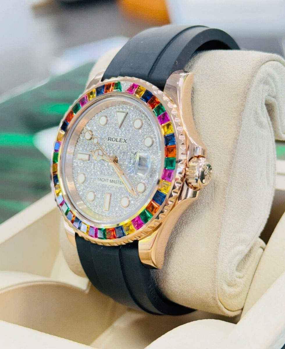 Rolex rainbow shop yachtmaster