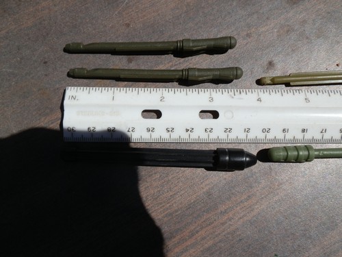 Vintage GI Joe Green & Grey ect.  Raketen Raketen 7 Stück - Bild 3 von 4