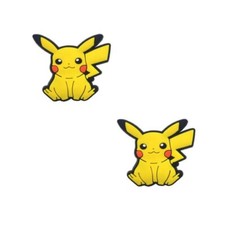 Pikachu Pokemon For Crocs Shoe Charms Jibbitz - 2 Pieces