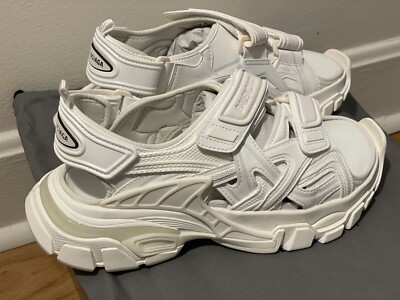 BALENCIAGA Track Sandals Strap White WMNS USA 7/Euro 37 $839 BALENCIAGA Track Sandals Strap White WMNS USA 7/Euro 37 $839