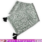 Geometric Table Runner Decorative Dining Protector W/ Tassels Reversible Fabric