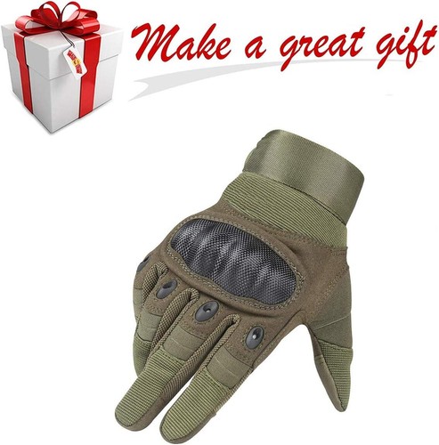 GUANTES TÁCTICOS DE COMBATE DE SEGURIDAD MILITAR NEGROS PARA HOMBRES NUDILLOS DUROS EJÉRCITO POLICÍA OPERACIONES - Imagen 33 de 35