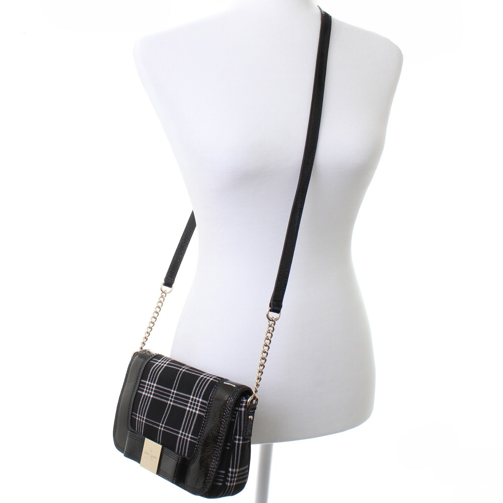 plaid crossbody bag