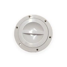 4" Round Access Hatch Cover for RV Marine Boat - White - Valterra