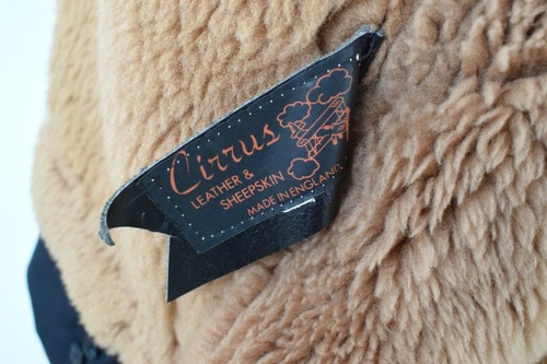 CIRRUS Sheepskin Shearling B3 Flight Jacket Size 36/38 Aviator Irvin 46/48 Small - Picture 4 of 24