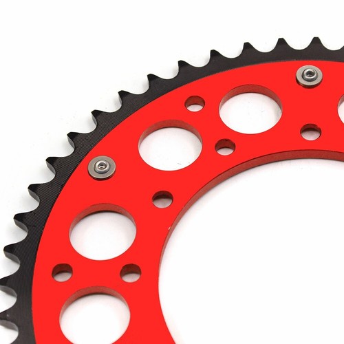 KKE 48T Rear Hybrid Sprocket Fit Suzuki RMZ250 RMZ450 DRZ400/E/SM RM125/250 Red - Picture 10 of 12