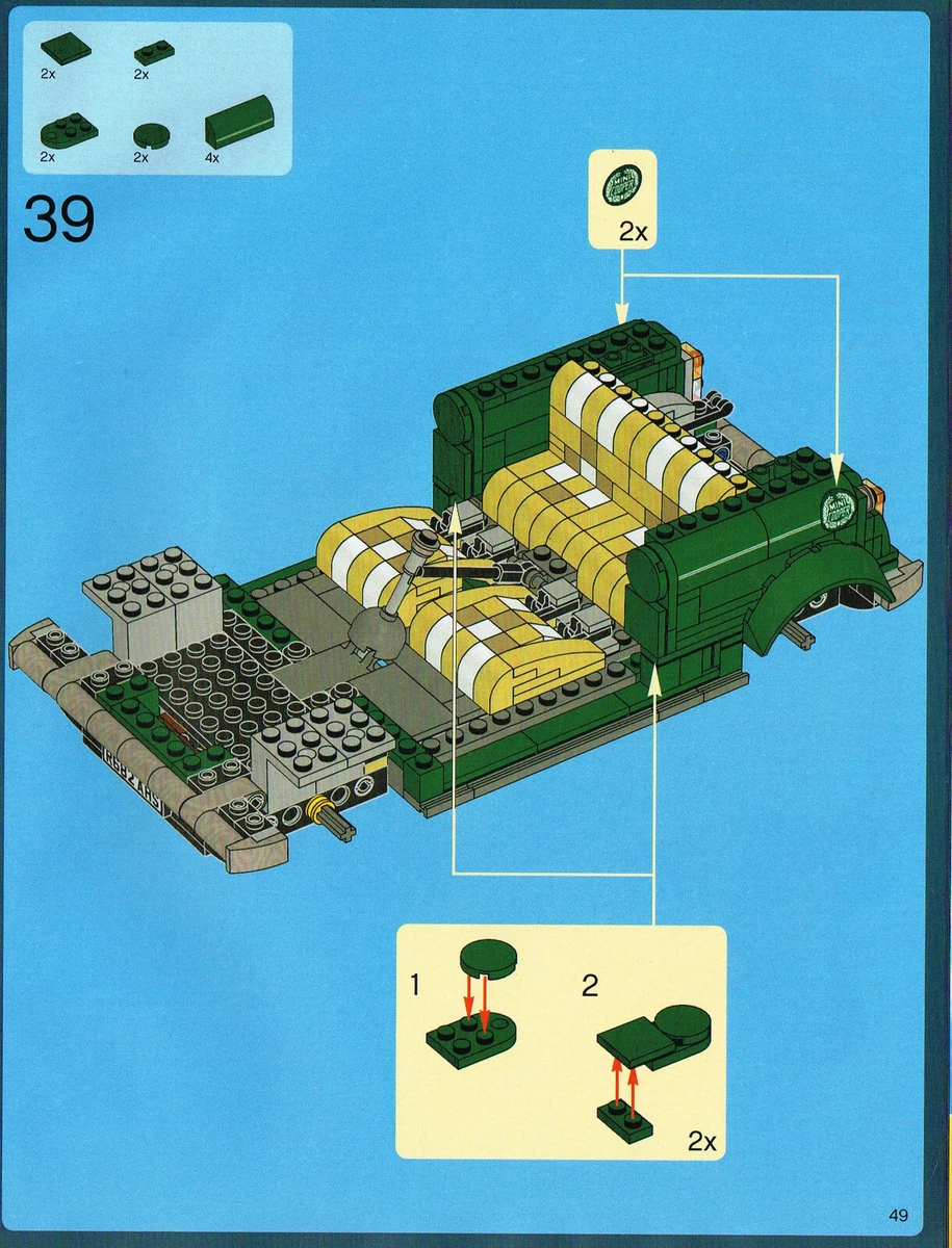 Ung dame Beskatning strømper LEGO Instruction Books 10242 NEW for - MINI Cooper - Car Manual | eBay