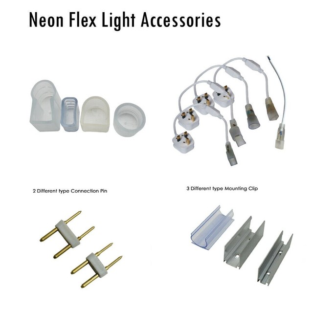 LED STRIP NEON FLEX ROPE LIGHT ACCESSORIES POWER ADAPTER CONNECTING PIN CLIP CAP LED STRIP NEON FLEX ROPE LIGHT ACCESSORIES POWER ADAPTER CONNECTING PIN CLIP CAP