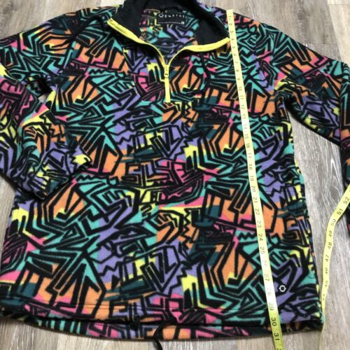 EMPYRE 1/4 Zip Up Multi Color Fleece Jacket Women's Size XL - Picture 5 of 7