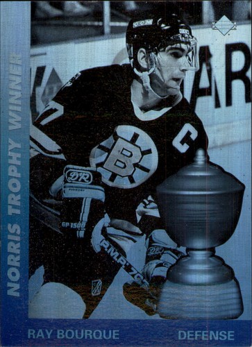 1991-92 Upper Deck #AW5 Ray Bourque Award Winner Holograms Boston Bruins 1 - Picture 1 of 2