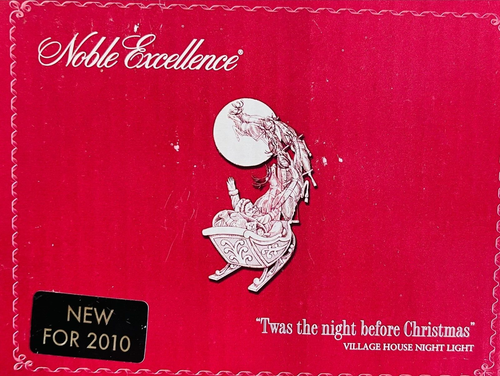 Night Light Twas the Night Before Christmas by Noble Excellence NEW IN BOX - Picture 4 of 4